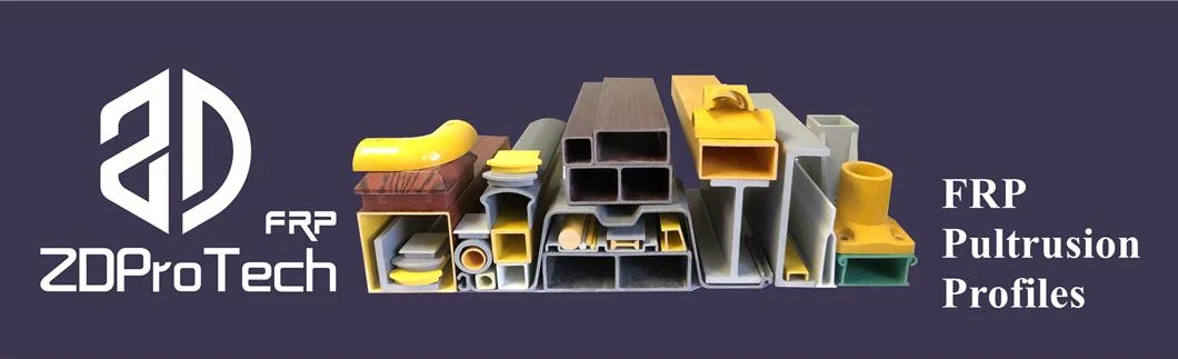 [MID Year Hot Sale] FRP Profiles FRP/ Fiberglass Square Tube/ Rectangular Tube/ Round Tube/ Channel/ Angle Beam/ I Beam/ I Profiles From Zdprotech