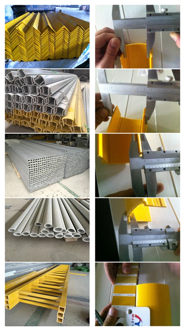 C-Channel Fiberglass FRP/GRP Pultruded Profiles