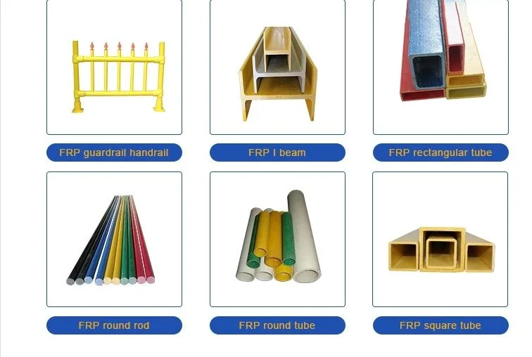 FRP/GRP Fiberglass U Channel, C Purlins Pultrusion Profiles